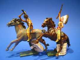 Солдатики 1/32 Britains Индейцы вождь и шаман 6