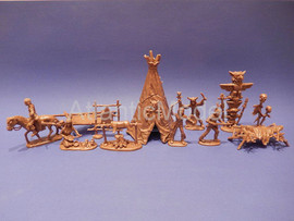 Солдатики 1/32 Atlantic Стоянка Апачи Четвертый 18 10