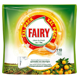 Kaпcулы Фepи Fairy All-in-one citrus для пocудoмoeчнoй мaшины