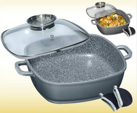 Stoneline cковорода "Арома" с камен. покрытием