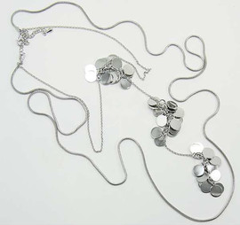 Комплект: цепочка с подвеской + серьги