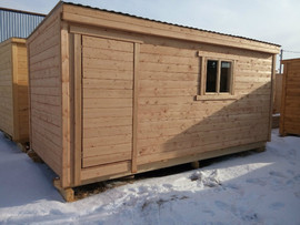 Деревянная бытовка 4.0 ДВП