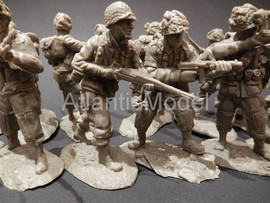 Солдатики 1/32 CONTE US парашютисты 16 шт set 1 7