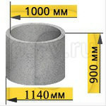 Кольцо бетонное КС10-9