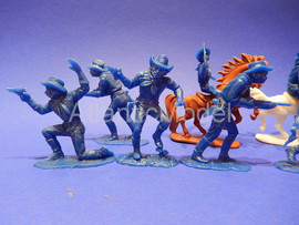 Солдатики 1/32 Hofler US Кавалерия Третий Синий 12 7