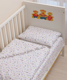 Новые уютные фланелевые комплекты в детскую кроватку.