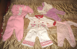Продам за 400 р. пакет красивых вещей для малышки, р. 62-74.