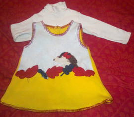 комплект для девочки из флиса