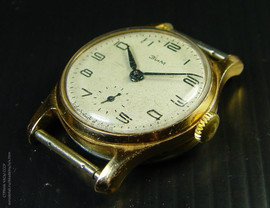 Часы наручные механические ЗИМ 15 камней СССР 1960-е 2