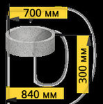 Кольцо бетонное КС7-3 (горловина)