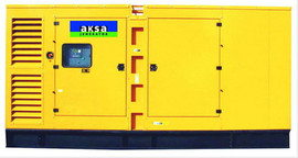 Дизель генератор AKSA APD 490 в кожухе, ABP