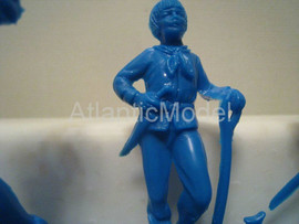Солдатики 1/32 BUM Пираты 4 фигуры Синий цвет 5