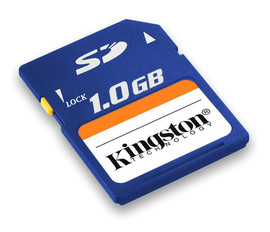 Карта памяти SD Kingston 1 Гб