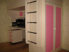 Лазурит Кровать-чердак+тумба+матрас 2