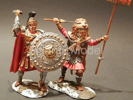 Солдатики 1/32 Conte Аквила Знамя легиона МЕТАЛЛ set 1 5