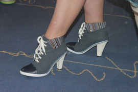 Джинсовые ботинки