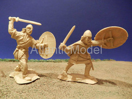 Солдатики 1/32 CONTE Викинги 3 шт Третий комплект 3