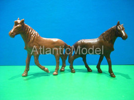 Солдатики 1/32 MPC Ковбойские лошади 60 мм. №3