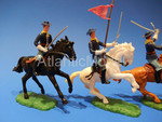 Солдатики 1/32 Elastolin 7 кавалерия США Вестерн
