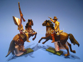 Солдатики 1/32 Britains Индеец вождь и шериф 6