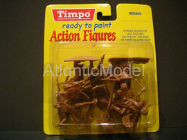 Солдатики 1/32 Timpo Пешие индейцы 8 в 8 5
