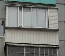 Отделка балкона внутри и снаружи 2