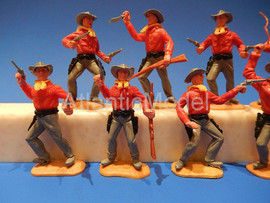 Солдатики 1/32 Timpo Ковбои Первый набор 12 фигур 6