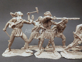 Солдатики 1/32 Barzso Гуроны шесть фигур №2 #7 8