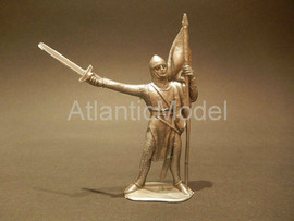 Солдатики 1/32 Jecsan Знаменосец крестоносцев