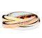 Продам кольцо Trinity («Cartier» ), 18,92 гр. проба 750-585 (зол
