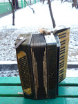 Антикварный немецкий аккордеон Rauner, полный, Германия