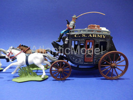 Солдатики 1/32 DSG Дилижанс армии Конфедерации ACW 8