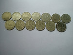 Монеты 15 копеек 1961- 1991г.г.