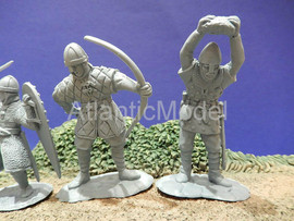 Солдатики 1/32 CONTE Норманы set 2 и set 1 фигур 8 7
