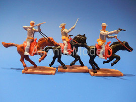 Солдатики 1/32 Plasty Кавалеристы Конфедерации 3 5