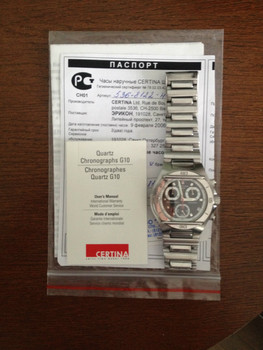 Продам швейцарский хронограф Certina DS Cascadeur G10 оригинал