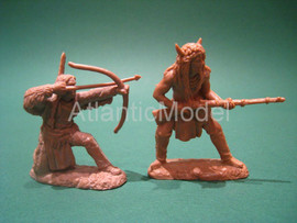 Солдатики 1/32 TSSD Равнинные индейцы две фигуры 2