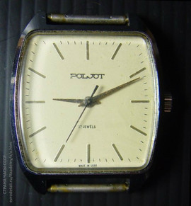 Часы наручные механические ПОЛЕТ «POLJOT» 17 камней 2509H СССР