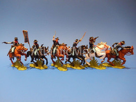 Солдатики 1/32 DSG Конный 10-й Буффало 6 фигур 5