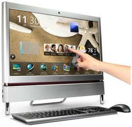 Сенсорный моноблок Acer Aspire Z5610, экран 23 д.