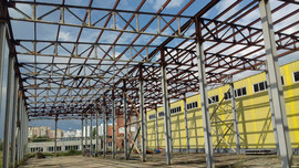 Каркас ангара 24х72х7 на ботах