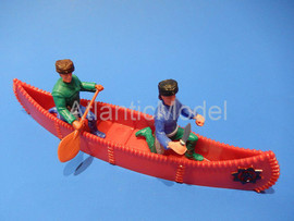Солдатики 1/32 Timpo Охотники в пироге Пятый набор 8