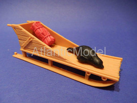 Солдатики 1/32 Timpo Эскимосы Сани с тюленем