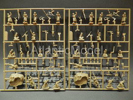 Солдатики 1/72 Pegasus Советская пехота с огневой поддержкой 2МВ 3