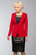 Лала Стайл Красный жакет   Lala Style 944-40
