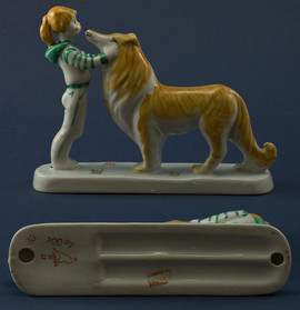 Продам. Статуэтка девочка с колли . Дулево. Состояние идеальное.