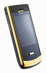 Имиджевый телефон LG KF755 Secret Gold, Корея