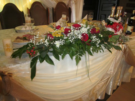 Свадебное оформление текстилем,цветами,воздушными и гелиевыми ша