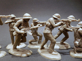 солдатики 1 32 TSSD Армия северного Вьетнама 8 солдатиков