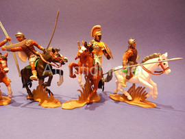 Солдатики 1/32 DSG Карфагенская конница 4 фигуры 4 4